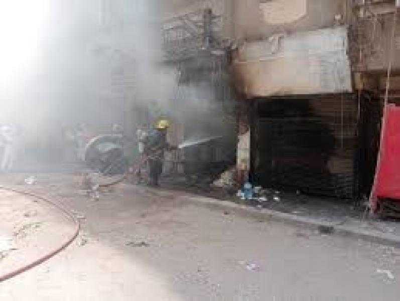 حريق داخل مصنع بويات فى مدينة 6 أكتوبر