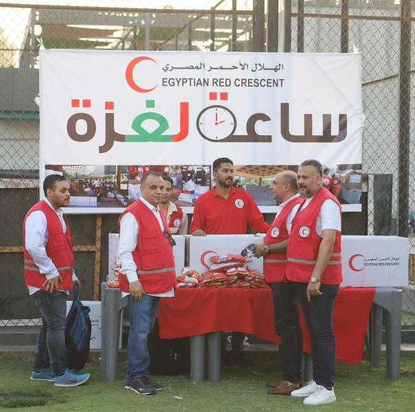 الهلال الأحمر المصري بالمنوفية ينظم فعالية لدعم العمل الإنساني في غزة